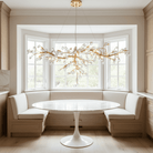 Cherry Blossom Branch Tree Chandelier - 49" LengthDark CopperBlushlighting