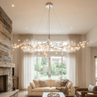 Cherry Blossom Branch Tree Chandelier - 49" LengthDark CopperBlushlighting