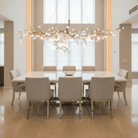 Cherry Blossom Branch Tree Chandelier - 49" LengthDark CopperBlushlighting