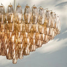 Chiare Glass Tiered Round Chandelier 37‘’ 47‘’ 62‘’-