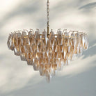 Chiare Glass Tiered Round Chandelier 37‘’ 47‘’ 62‘’-