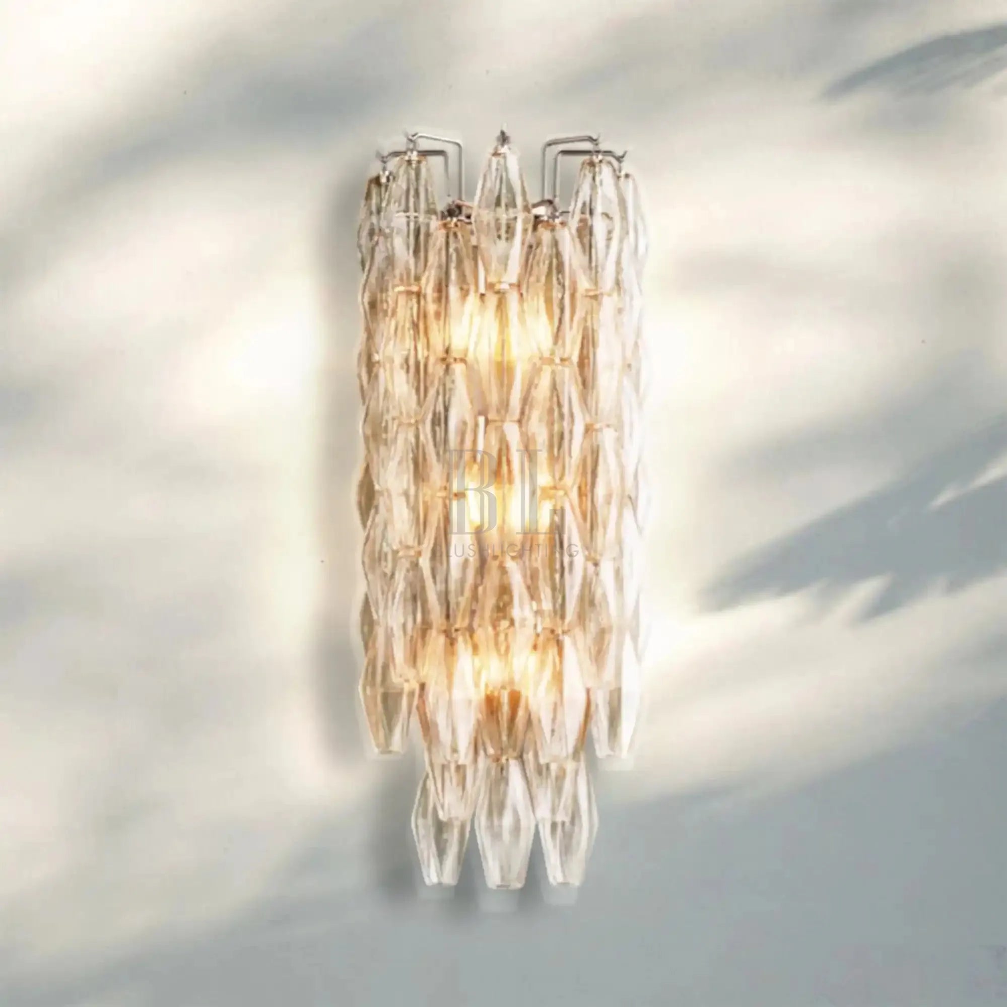 Chiare Glass Wall Sconce 19'' 30''-
