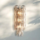 Chiare Glass Wall Sconce 19'' 30''-31''-Bronze-Clear