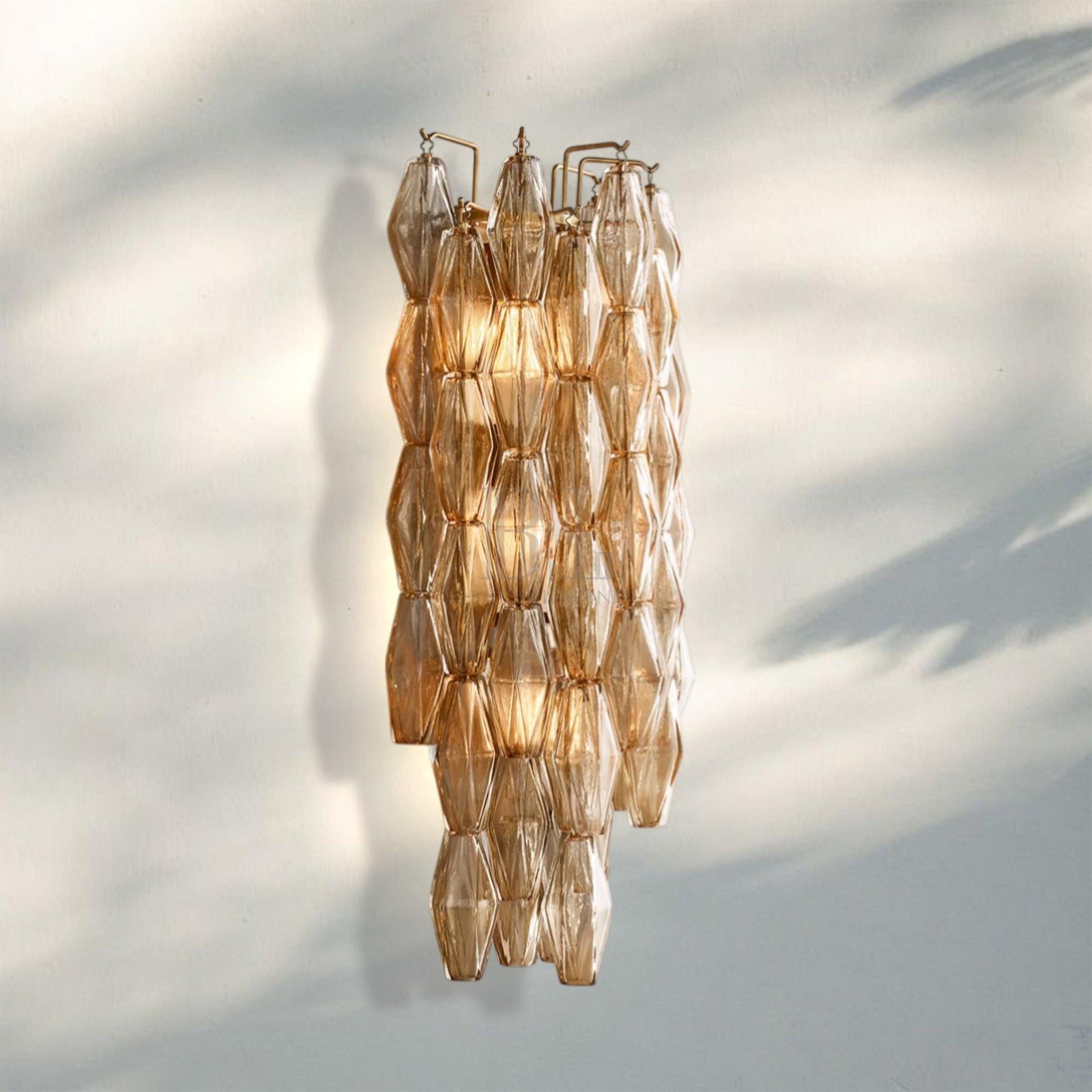 Chiare Glass Wall Sconce 19'' 30''-