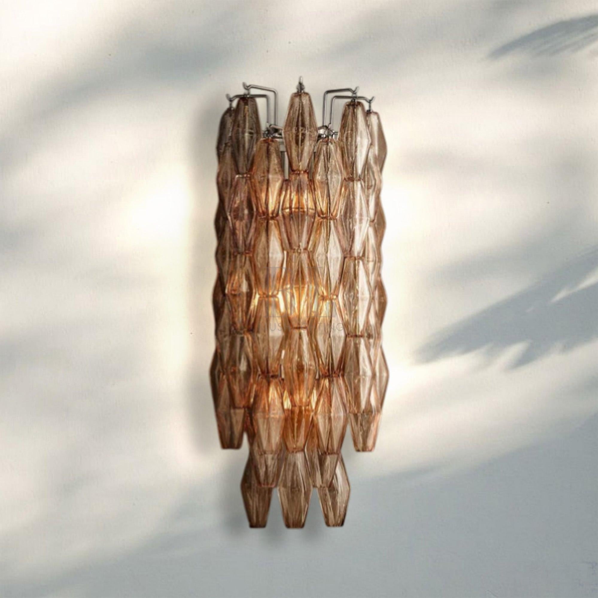 Chiare Glass Wall Sconce 19'' 30''-