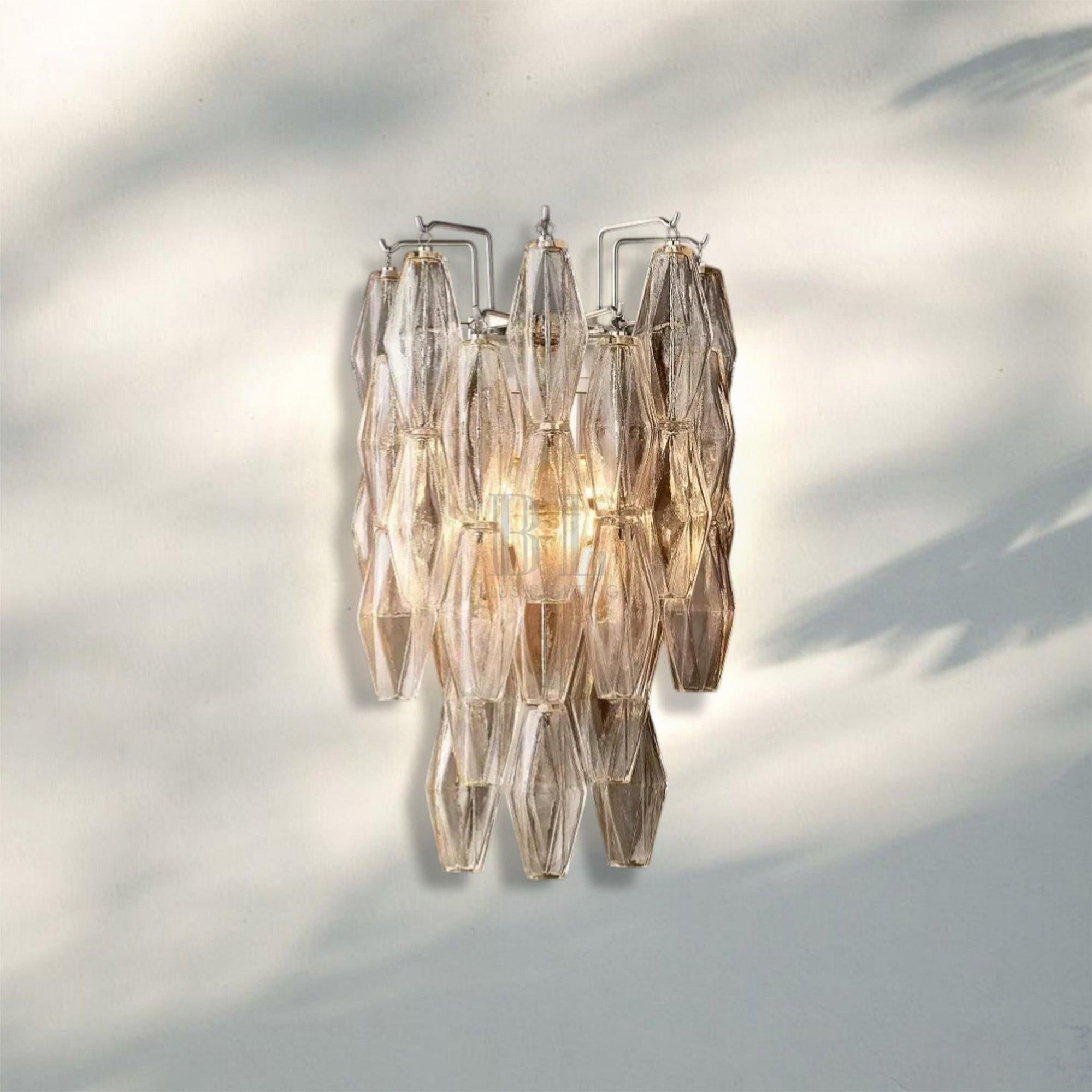 Chiare Glass Wall Sconce 19'' 30''-