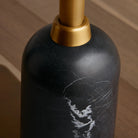 Christie Floor Lamp - Black MarquinaBlushlighting
