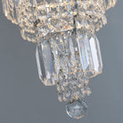 Chrome Extra Large Crystal Chandelier for Foyer Staircase Living Room Entrance Ceiling Light Fixture In Silver - D23.6"*H54.3"/ 23 LightsChromeBlushlighting