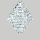 Chrome/ Silver/ Gold Extra Large Chandelier For Foyer Living Room Staircase Crystal Ceiling Lighting Fixture - D19.7"*H23.6"/ 10 LightsGoldWarm LightBlushlighting