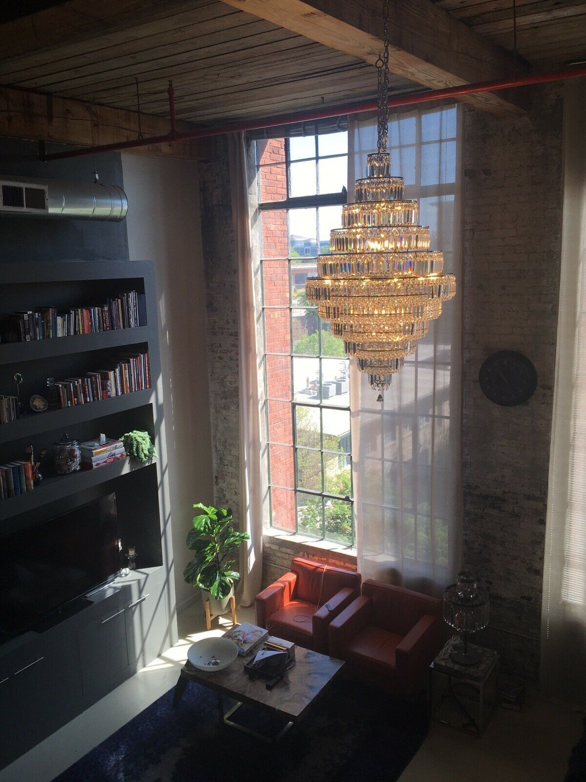 Chrome/ Silver/ Gold Extra Large Chandelier For Foyer Living Room Staircase Crystal Ceiling Lighting Fixture - D19.7"*H23.6"/ 10 LightsChrome/SilverWarm LightBlushlighting