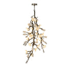 Churippu Branch Brass Chandelier - 21 lights ∅ 36″ x W 36″ x H 77.6″Brushed Dark Bronze & White CeramicBlushlighting