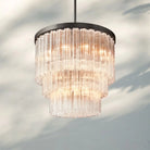 Ciel Three-Tier Round Chandelier-36"-Bronze-