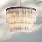 Ciel Three-Tier Round Chandelier-48"-Bronze-