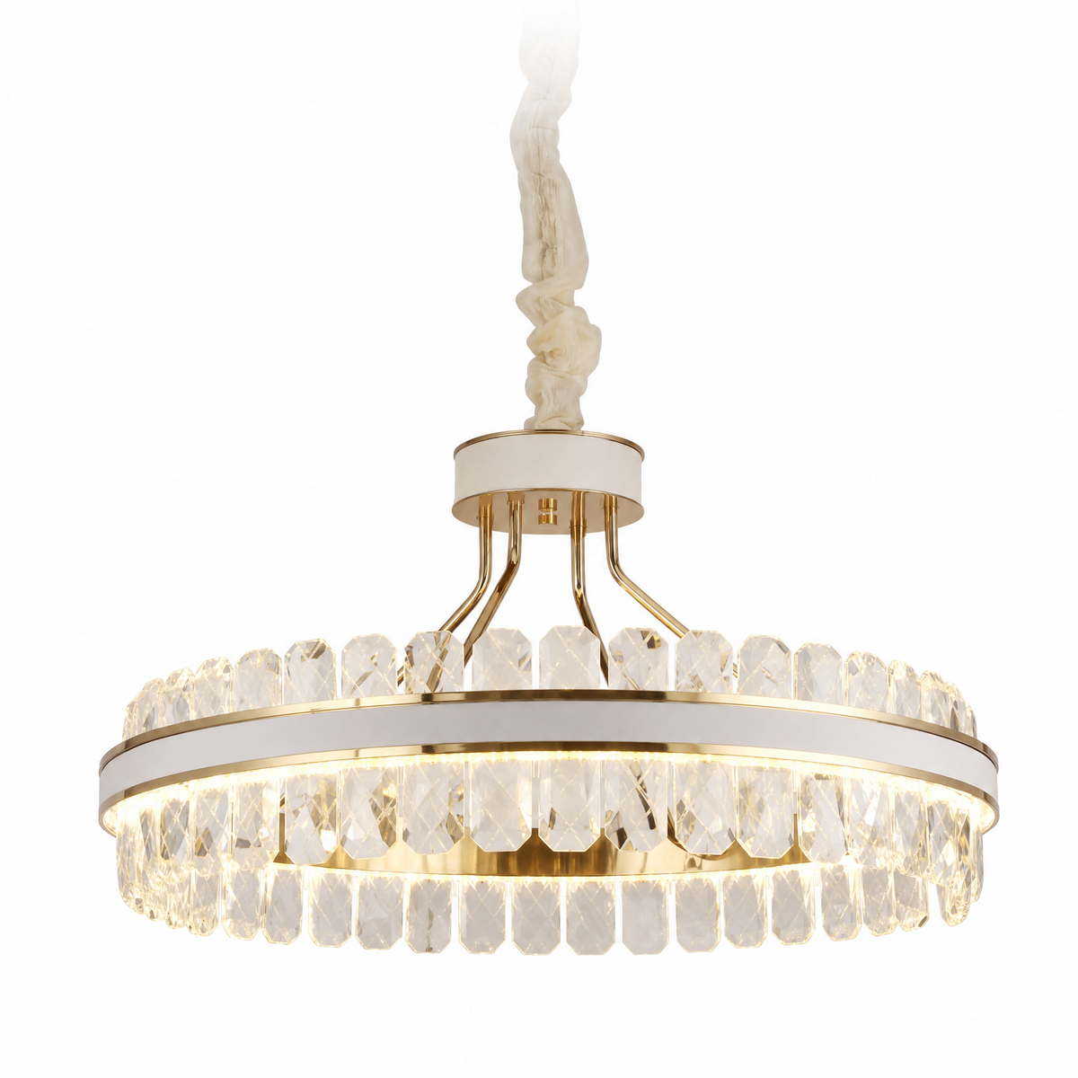 Cintura Leather Chandelier — product photo