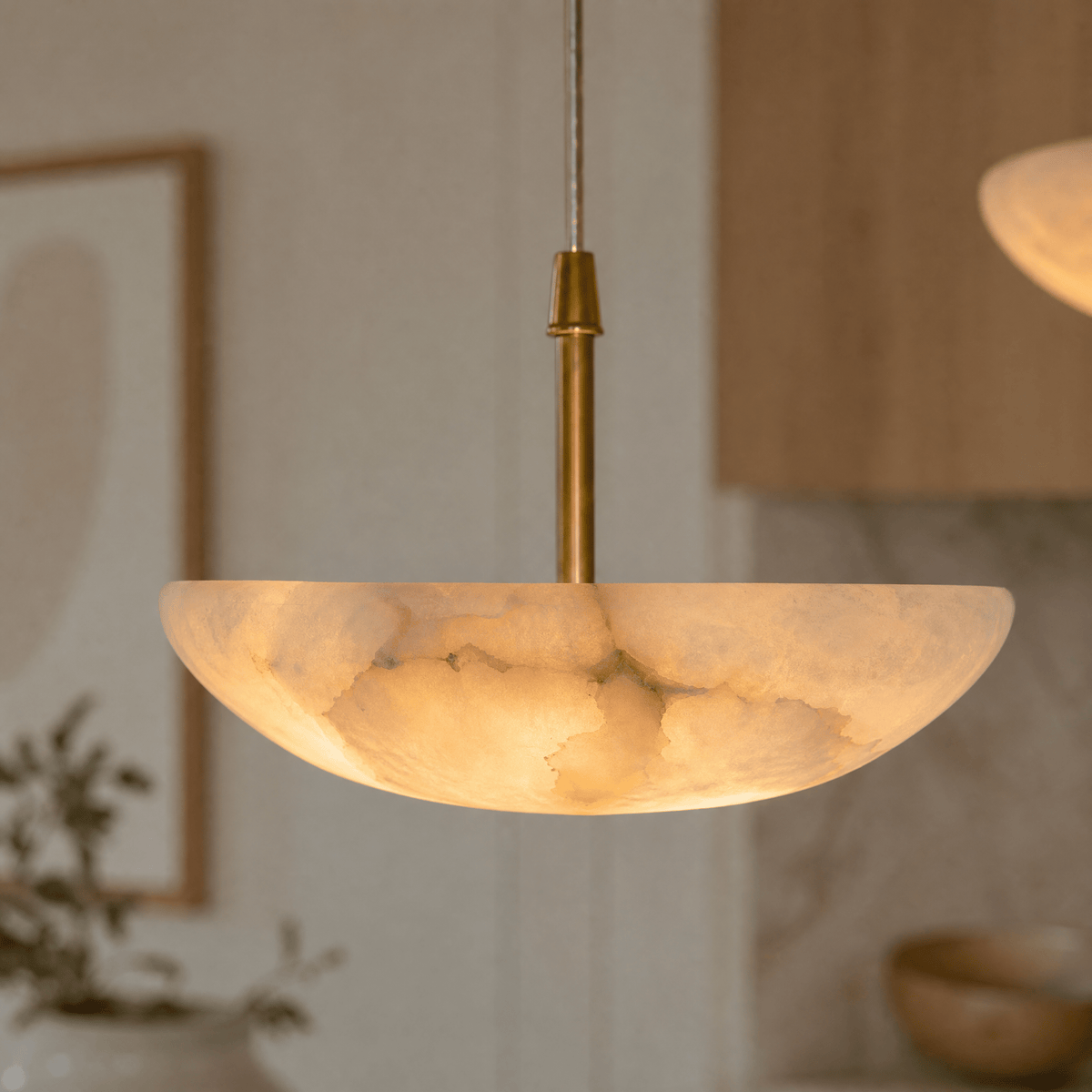 Ciottolo Modern Alabaster Pendant Light Fixtures - Blushlighting