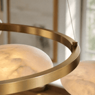 Ciottolo Modern Alabaster Ring Chandelier - Blushlighting