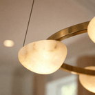 Ciottolo Modern Alabaster Ring Chandelier - Blushlighting