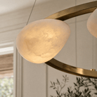 Ciottolo Modern Alabaster Ring Chandelier - Blushlighting