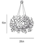 Circular Blossom Chandelier-chandeliers for dining room,chandeliers for stairways,chandeliers for foyer,chandeliers for bedrooms,chandeliers for kitchen,chandeliers for living room-Dia 39.4″(100cm) x H 17.7″(45cm)-Blushlighting