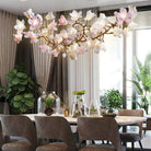 Circular Blossom Chandelier - L 39.4″(100cm) x W 15.7″(40cm) x H 17.7″(45cm)Blushlighting