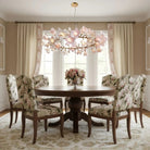 Circular Blossom Chandelier - Dia 23.6″(60cm) x H 15.7″(40cm)Blushlighting