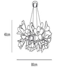 Circular Blossom Chandelier-chandeliers for dining room,chandeliers for stairways,chandeliers for foyer,chandeliers for bedrooms,chandeliers for kitchen,chandeliers for living room-Dia 31.5″(80cm) x H 15.7″(40cm)-Blushlighting