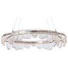 Circular Glass Chandelier - BronzeBlushlighting