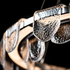 Circular Glass Chandelier - BronzeBlushlighting