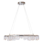 Circular Glass Chandelier - BronzeBlushlighting
