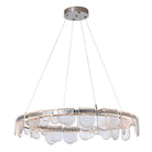 Circular Glass Chandelier - BronzeBlushlighting