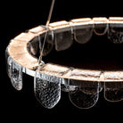 Circular Glass Chandelier - BronzeBlushlighting