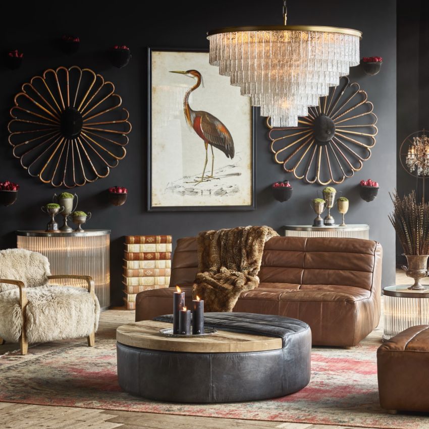 Claire Round Chandelier-Chandelier-Blushlighting-5tier-Blushlighting