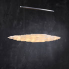 Claire Selenite Collection Pendant - Polished Nickel59″Blushlighting