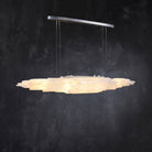 Claire Selenite Collection Pendant - Polished Nickel47″Blushlighting