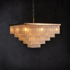 Claire Square Chandelier-Chandeliers-Blushlighting-Blushlighting