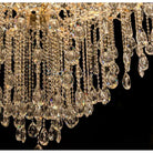 Classic Modern Multi-layers Crystal Chandelier for Staircase/Foyer/Villa - D39.4"*H59.1"Warm LightBrassBlushlighting