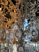 Classic Modern Multi-layers Crystal Chandelier for Staircase/Foyer/Villa - D39.4"*H59.1"Warm LightBrassBlushlighting