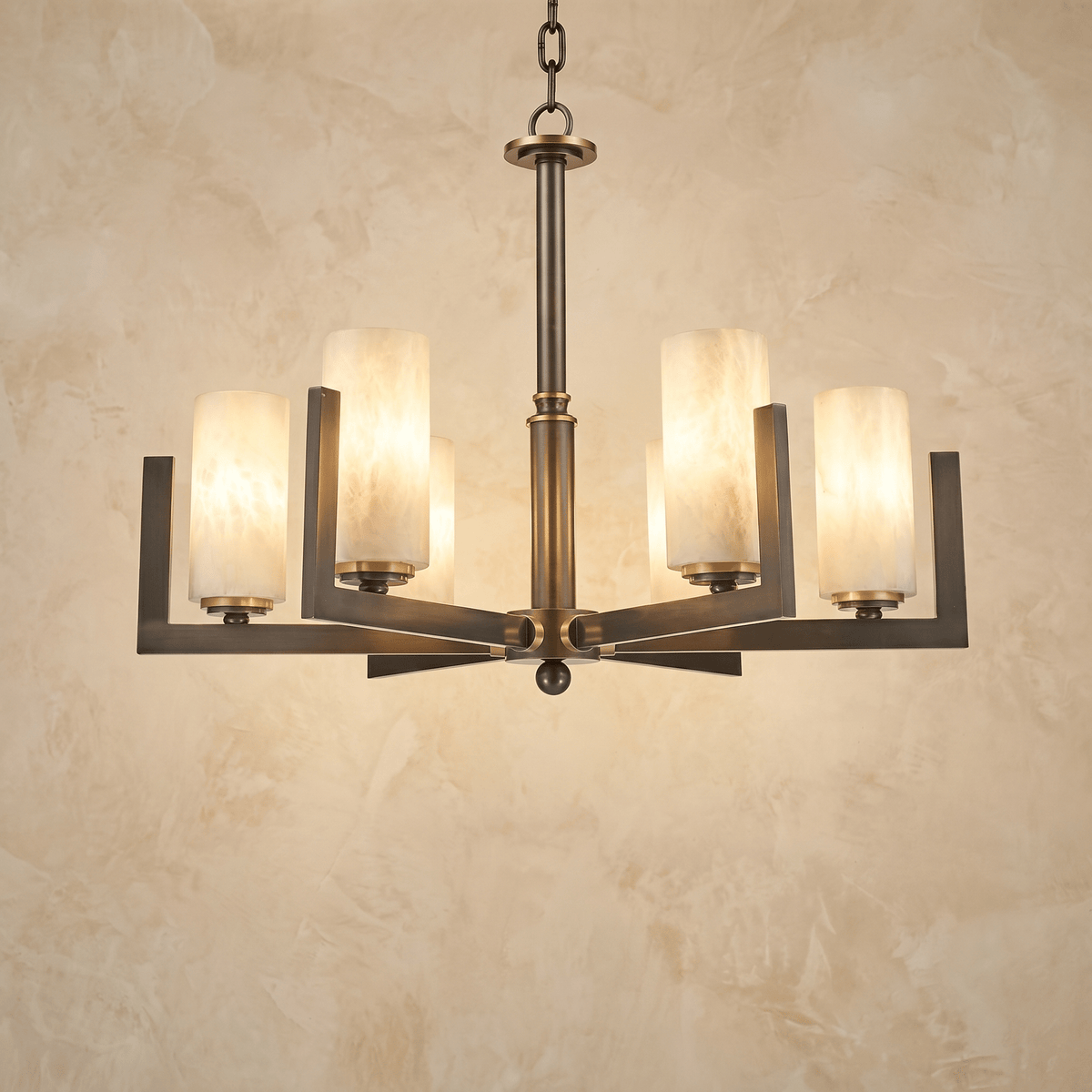 Classic Multi-arm Pendant Alabaster - Ø26.8" × H20.1" (Ø68 × H51 cm)Blushlighting