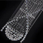 Classic Streamlined Clear Crystal Chandelier-Blushlighting-Blushlighting
