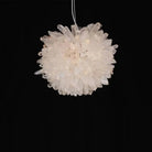 Clear Geode Quartz Crystal Ball Modern Pendant Light - Diam 20''Blushlighting