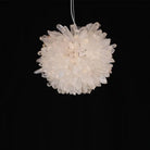 Clear Geode Quartz Crystal Ball Modern Pendant Light - Blushlighting