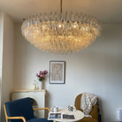 Clear Sorrento Chandelier - 21∅ 47.2″ x H 17.7″Clear & GoldBlushlighting