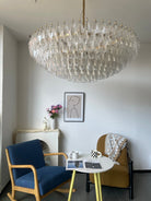 Clear Sorrento Chandelier - 21∅ 47.2″ x H 17.7″Clear & GoldBlushlighting