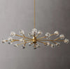 Boule De Crystal Ball Clear Glass Round Chandelier 72"