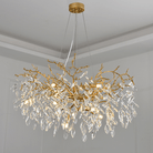 Cleo Branch Crystal Chandelier Light - 33.46" diamBlushlighting