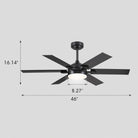 Clifan Ceiling Fans with Lights - Blushlighting