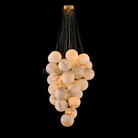Cluster Alabaster Globe Chandelier-Chandelier-Blushlighting-Blushlighting