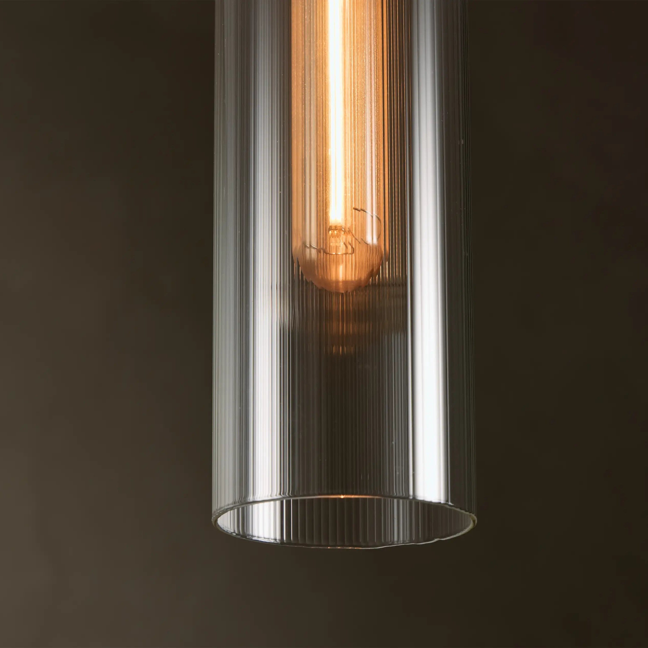Colleena Fluted Glass Pendant - Blushlighting