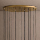 Colleena Fluted Glass Round Chandelier - 48"Blushlighting