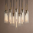 Colleena Fluted Glass Round Chandelier - 36"Blushlighting